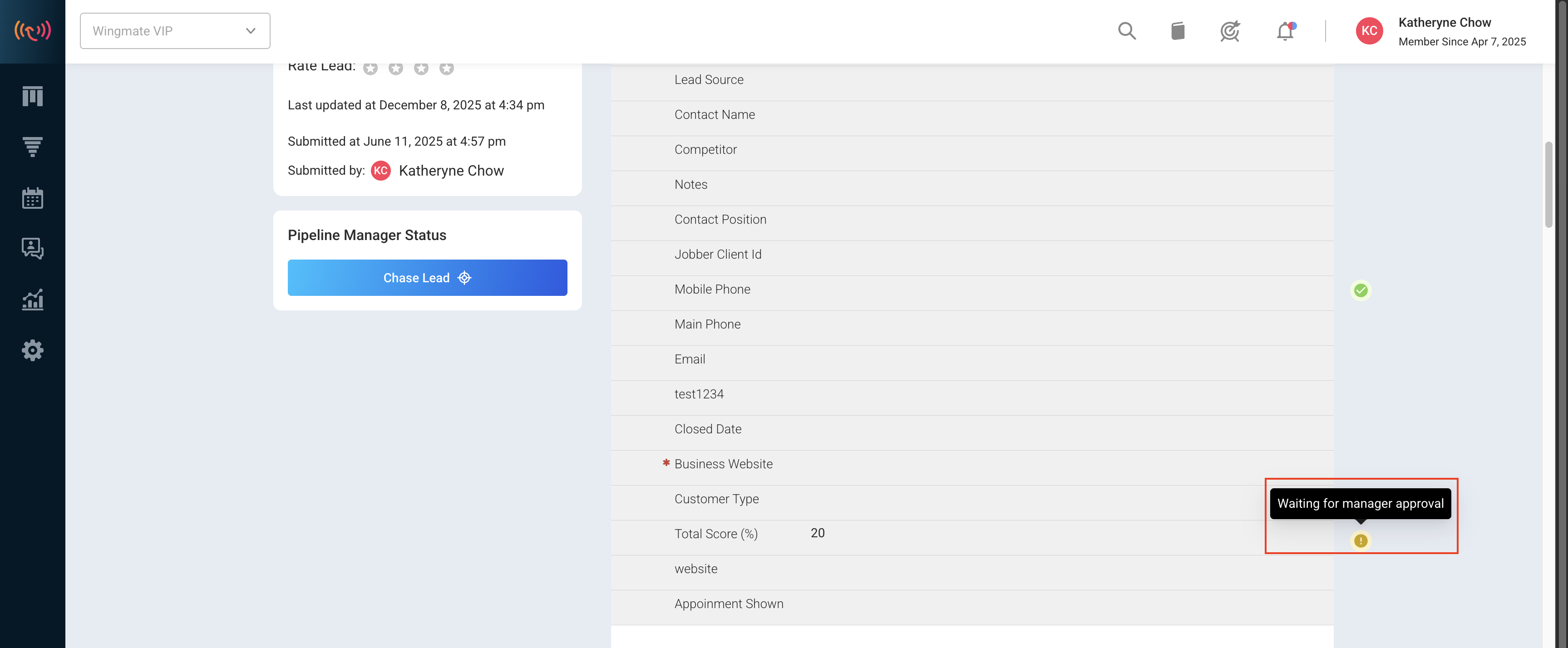 Approvals: How to Accept/Reject an Approval – Wingmate Support